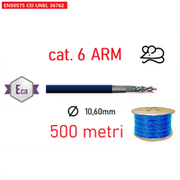 BNUTP6-ARM CABLE UTP Cat6 4x2 23AWG LSZH BLU  500m   ECA