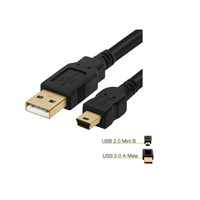 CAVO USB A - miniB M/M 1 mt