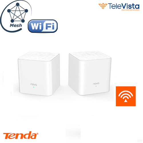 486622394 sistema Wi-Fi Mesh Tri-band 1200Mbps (2-PACK)TENDA