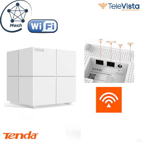 486622496 sistema Wi-Fi Mesh Tri-band (1-PACK) TENDA